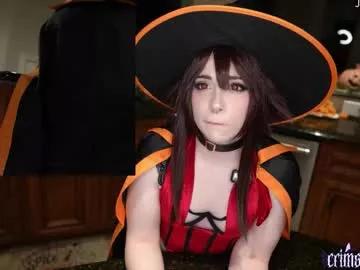 Chaturbate crimsonkitten  is Freechat  crimsonkitten — Happy Halloween!  Surprises every 25 goals. Cum every 100 goals  #cosplay #lovense #smalltits #bigass #squirt